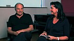 Klaus Maria Brandauer und Sabine Coelsch-Foisner im Gespräch Bild: Klaus Maria Brandauer und Sabine Coelsch-Foisner im Gespräch