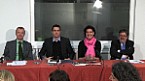Sabine Coelsch-Foisner mit Johannes Honsig-Erlenburg, Matthias Schulz und Karl Harb Bild: Sabine Coelsch-Foisner mit Johannes Honsig-Erlenburg, Matthias Schulz und Karl Harb