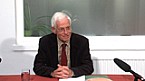 Jürgen Mittelstraß spricht im Rahmen eines Ateliergesprächs zum Thema Wissen und Kunst Bild: Jürgen Mittelstraß spricht im Rahmen eines Ateliergesprächs zum Thema Wissen und Kunst
