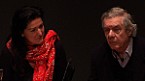Regisseur Hans Neuenfels mit Sabine Coelsch-Foisner Bild: Regisseur Hans Neuenfels mit Sabine Coelsch-Foisner