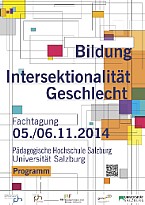 Bild: Plakat der Fachtagung Bildung - Intersektionalitt - Geschlecht